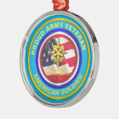 Veteraan Keepomwille Christus van de militaire inl Metalen Ornament (Links)