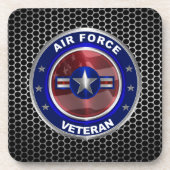 veteraan Keepomwille van de luchtmacht Bier Onderzetter (Voorkant)