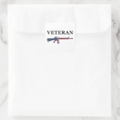 Veteraan M16 Sticker (Tas)