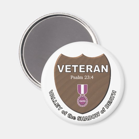Veteraan. Magneet (Voorkant / Achterkant)