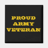 Veteraan Magnet Proud Army (Voorkant)