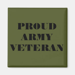 Veteraan Magnet Proud Army