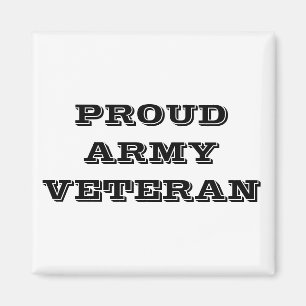 Veteraan Magnet Proud Army