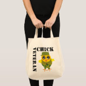 Veteraan Militaire Chick Tote Bag (Voorkant (product))
