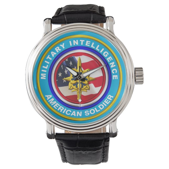 Veteraan militaire inlichtingendienst horloge (Voorkant)