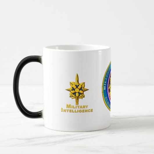 Veteraan militaire inlichtingendienst magische mok (Links)