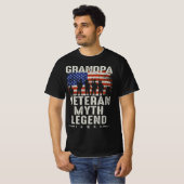 veteraan mythe legende t-shirt (Voorkant volledig)