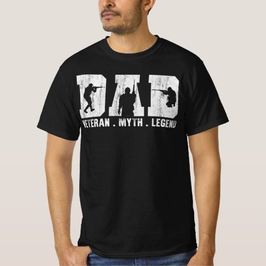 veteraan mythe legende t-shirt (Voorkant)