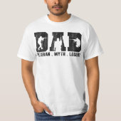 veteraan mythe legende t-shirt (Voorkant)
