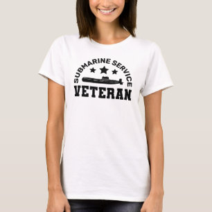 Veteraan onderzeese dienst - militair ontwerp t-shirt