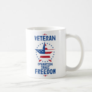 Veteraan - Operatie Iraqi Freedom patriottisch Koffiemok