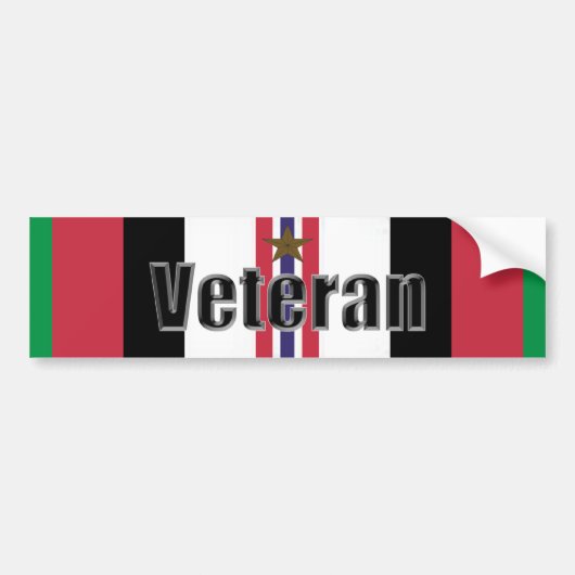 Veteraan Operation Enduring Freedom Bumpersticker (Voorkant)