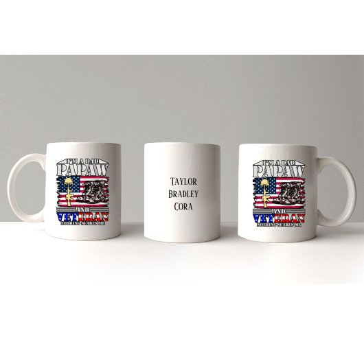 Veteraan papa papaw niets maakt me bang mok