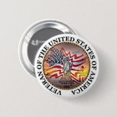 Veteraan Ronde Button 5,7 Cm (Voorkant /achterkant)