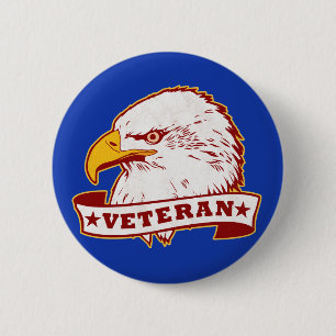 Veteraan Ronde Button 5,7 Cm