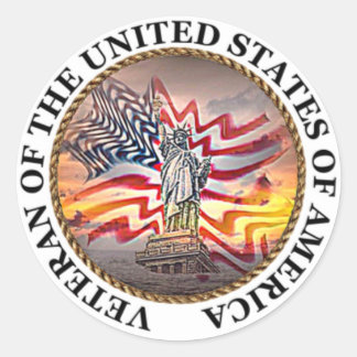 Veteraan Ronde Sticker