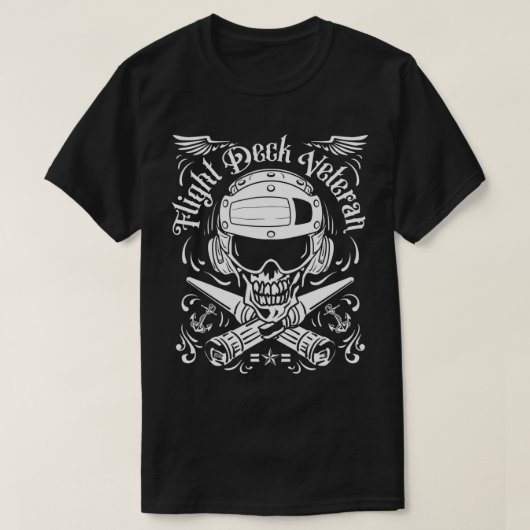Veteraan Skull T-Shirt (Design voorkant)