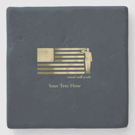 Veteraan Stenen Onderzetter