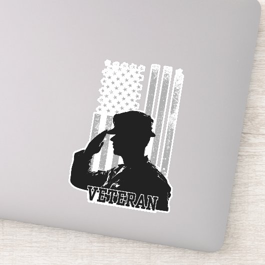 Veteraan Sticker (Detail)