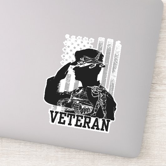 Veteraan Sticker (Detail)