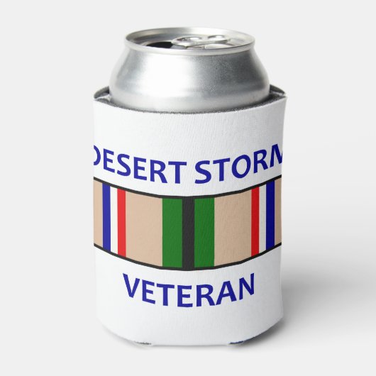 Veteraan Storm woestijn Blikjeskoeler (Blikje Voorkant)