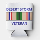 Veteraan Storm woestijn Blikjeskoeler (Voorkant)