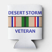 Veteraan Storm woestijn Blikjeskoeler (Achterkant)