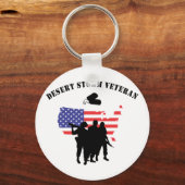 Veteraan Storm woestijn Sleutelhanger (Voorkant)