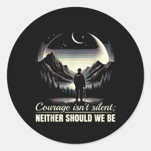 Veteraan Suicide Awareness Mental Health Military Ronde Sticker
