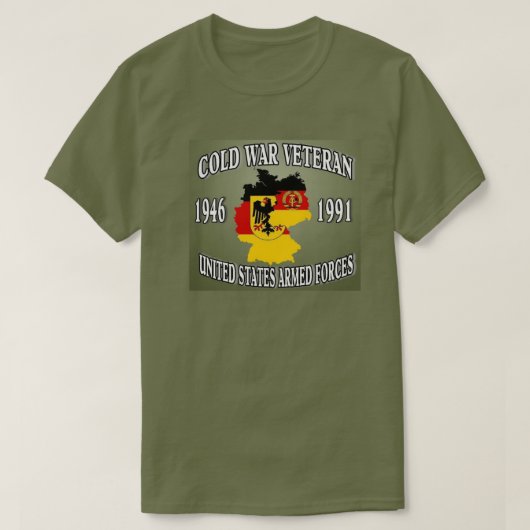 veteraan t-shirt uit de koude oorlog (Design voorkant)