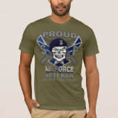 Veteraan T-Shirt van de luchtmacht (Voorkant)