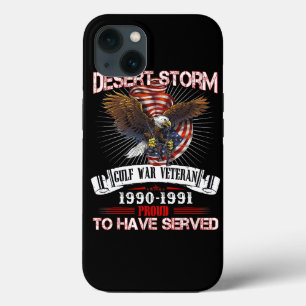 Veteraan T Shirt Veteran Proud voor Vet in woestij Case-Mate iPhone Case
