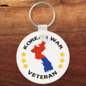 Veteraan uit de Koreaanse Oorlog Sleutelhanger (Voorkant)