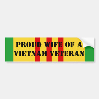 Veteraan uit Vietnam Bumpersticker