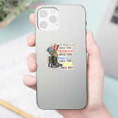 Veteraan vader echtgenoot vader opa Familie Gift Sticker (Telefoon)