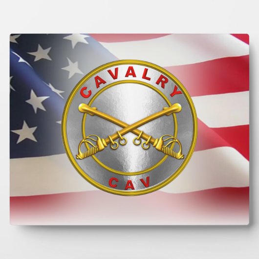 Veteraan van Cavalry "CAV Trooper" Fotoplaat (Voorkant)