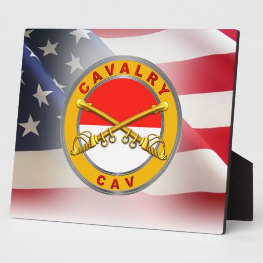 Veteraan van Cavalry "CAV Trooper" Fotoplaat (Zijkant)