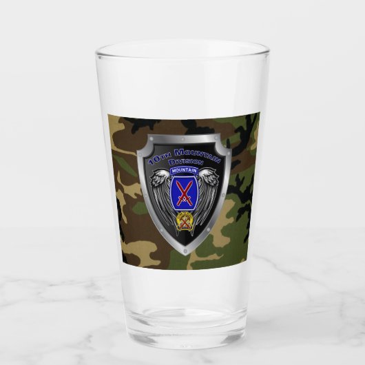 veteraan van de 10e Bergdivisie Glas (Voorkant)
