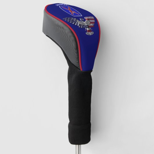 Veteraan van de 10e bergdivisie "Klim naar glorie" Golfheadcover (Schuin)
