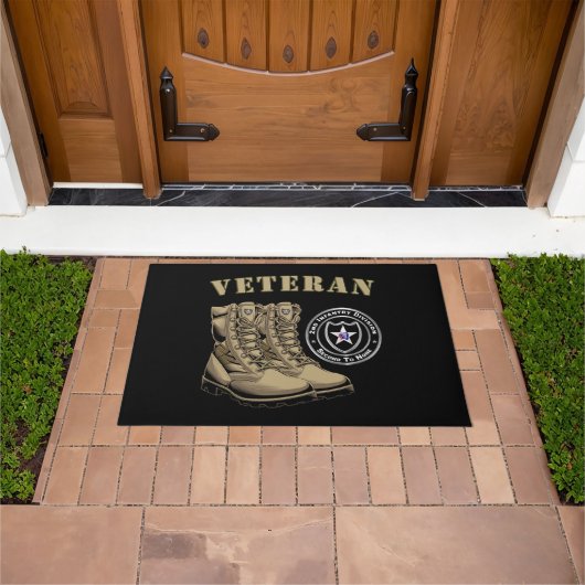 Veteraan van de 2e Infanteriedivisie Deurmat (Buiten)