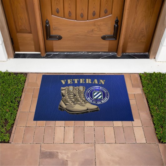 Veteraan van de 3e Infanteriedivisie Deurmat (Buiten)