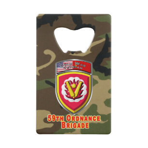 Veteraan van de 59e Ordetroepen Brigade uit de Kou Creditkaart Flessenopener