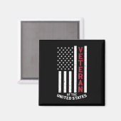 Veteraan van de Amerikaanse vlaggedag Magneet (Voorkant / Achterkant)