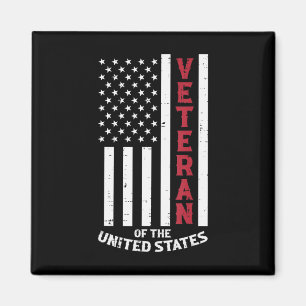 Veteraan van de Amerikaanse vlaggedag Magneet