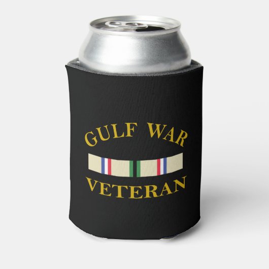 Veteraan van de Golfoorlog Blikjeskoeler (Blikje Achterkant)