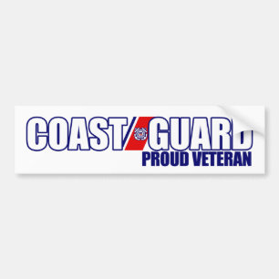 Veteraan van de Guardveteraan de rode kust Bumpersticker