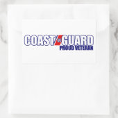 Veteraan van de Guardveteraan de rode kust Rechthoekige Sticker (Tas)