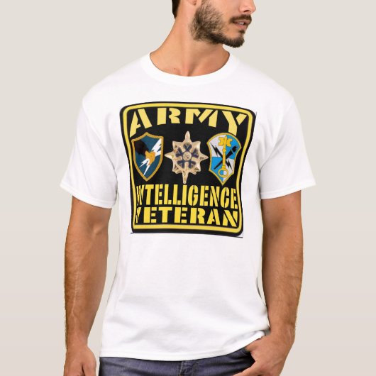 Veteraan van de inlichtingendienst t-shirt (Voorkant)
