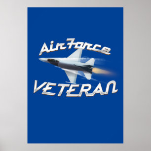 Veteraan van de luchtmacht poster