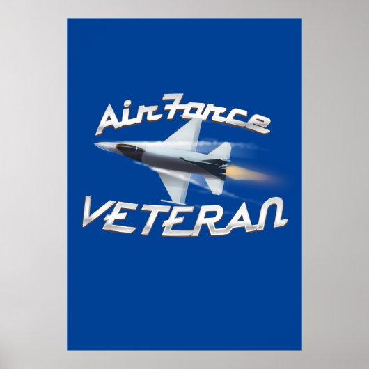 Veteraan van de luchtmacht poster (Voorkant)